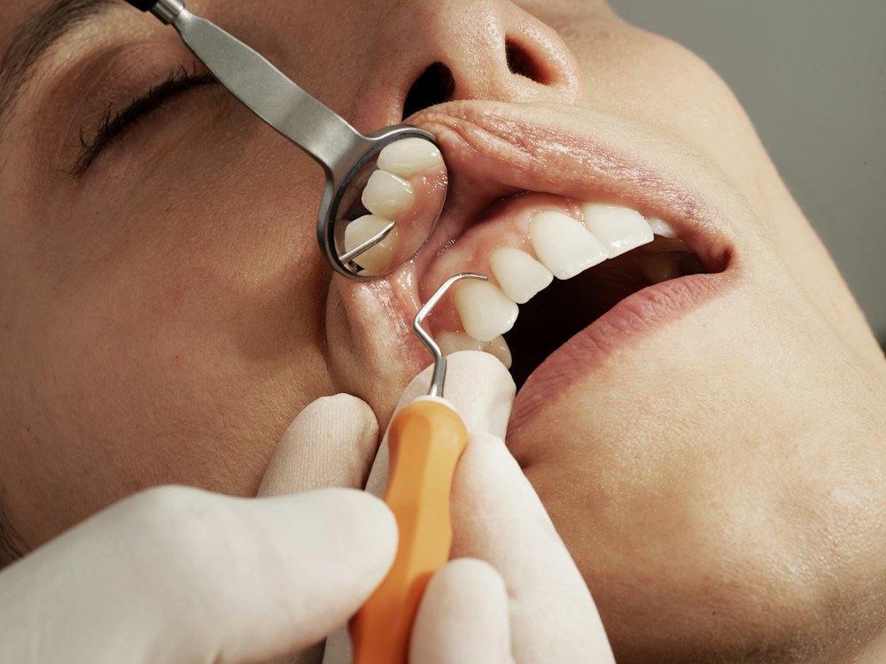 Dental care technology in a studio